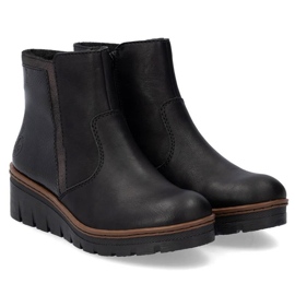 Botas negras Rieker X9150-00 negro 23
