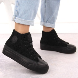 Big Star aisladas zapatillas negras negro 12
