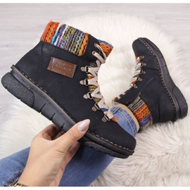 Botas negras Rieker 73343-0 negro 25