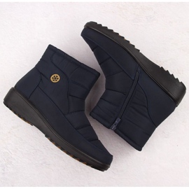 Unisoft Botas de nieve para mujer, azul marino. 10
