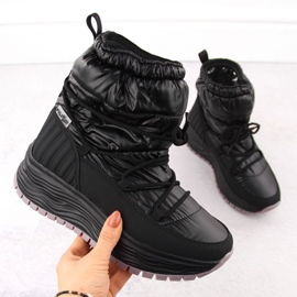 Filippo DBT6647 botas de nieve sin cordones para mujer, negro 10