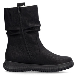 Rieker 74283-00 botines aislantes con cremallera, negro 22