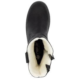 Rieker 74283-00 botines aislantes con cremallera, negro 24