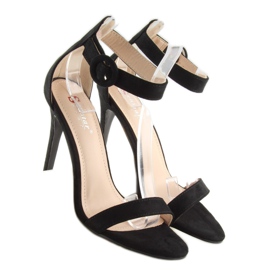Negro NF-17 Sandalias negras de tacón alto 1 Negro NF-17 Sandalias negras de tacón alto 1