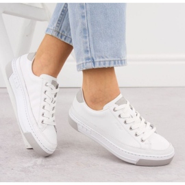 Zapatos deportivos femeninos rieker rkr758 blanco 26