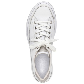 Zapatos deportivos femeninos rieker rkr758 blanco 27