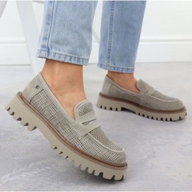 Mocasines de mujer Filippo Paw591 beige 12