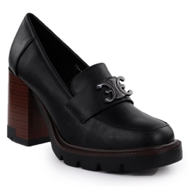 Moccasin Shoes en el Potocki Post en SZ12403 WOL287 negro 10