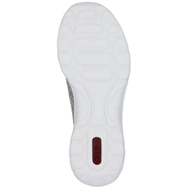 Rieker L32P6-90 Silver Openwork Sports Shoes plata 27