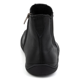 Olivier Botas Chelsea de mujer descalzas con cremallera, aislantes 1263, negro 6