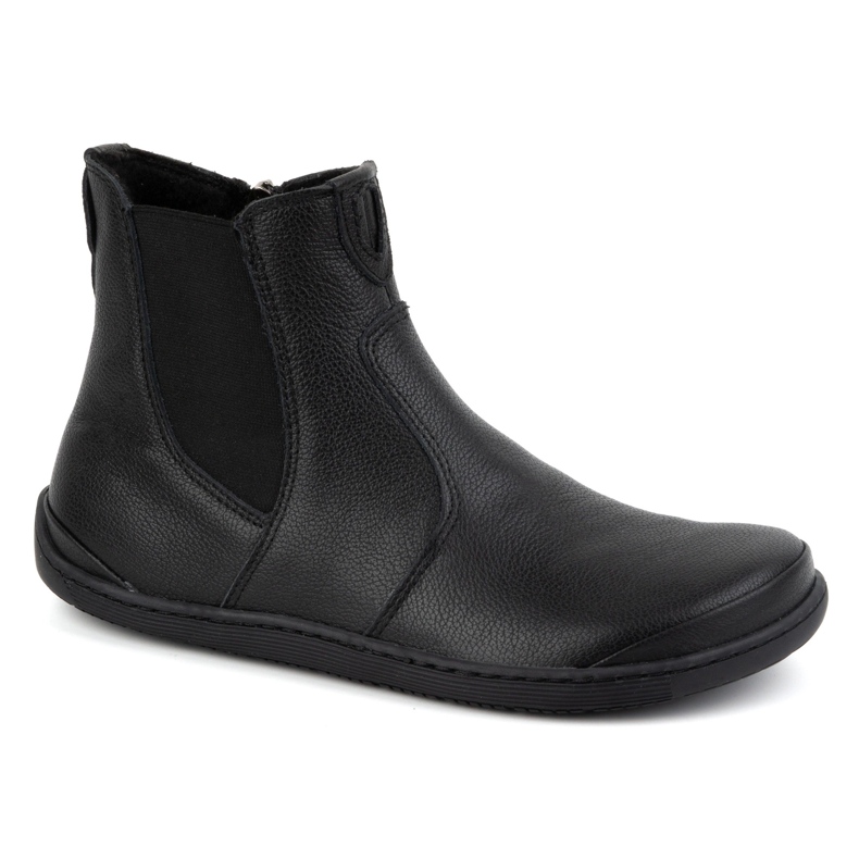 Olivier Botas Chelsea de mujer descalzas con cremallera, aislantes 1263, negro 3