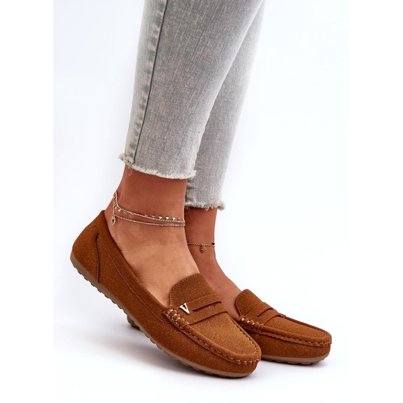 Mocasines Mujer Camel Clásicos marrón 1