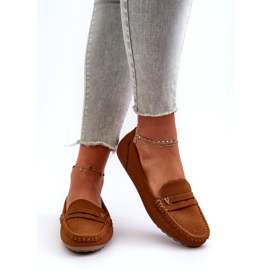 Mocasines Mujer Camel Clásicos marrón 5