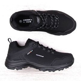 Zapatillas deportivas American Club Jr AM930 softshell negro 10