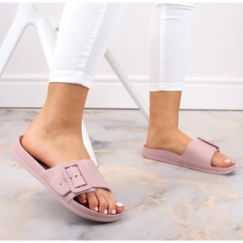 Chanclas de playa mujer rosa espuma Big Star FF274A387 rosado 6