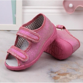 Zapatillas casa niña, sandalias de estar por casa rosa brillante Nazo rosado 10