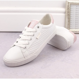 Zapatillas bajas de piel ecológica, blanco Big Star HH274073 6
