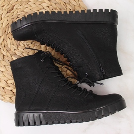 Negro Rieker Y3420-00 botas insuladas mujer 12