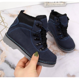 Gabardina de niño con cálido azul marino Kornecki 6737 1
