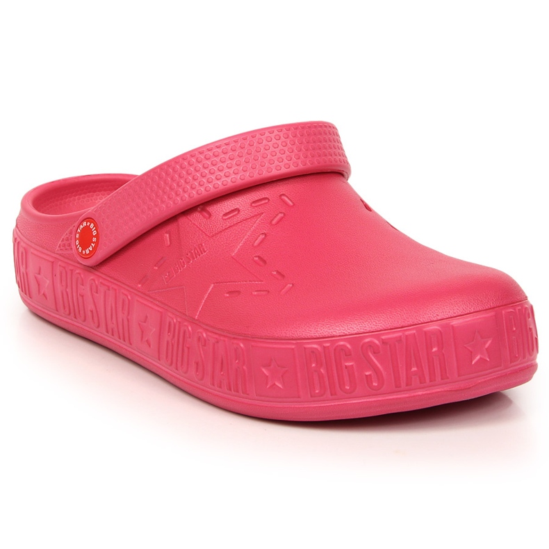 Pantuflas mujer rosa kroks rosa Big Star II275007 rosado 2
