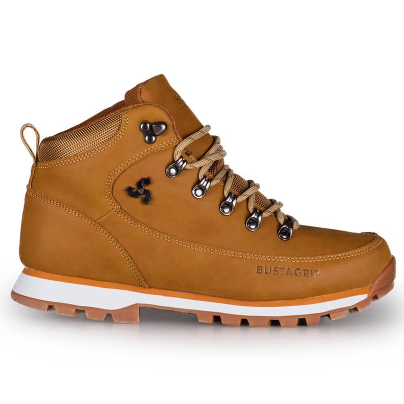 Zapatos trekking hombre piel amarillo Outback Bustagrip 1