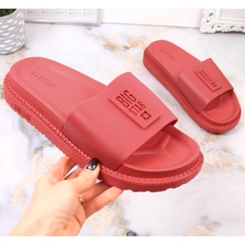 Chanclas mujer plataforma rojo Big Star LL274430 2