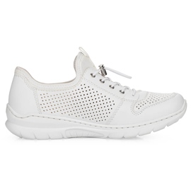 Deportivas blancas de mujer cómodas Rieker L3254-80 blanco 2 Deportivas blancas de mujer cómodas Rieker L3254-80 blanco 2