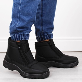 Botas de nieve negras con aislamiento para hombre News 5011 negro 5