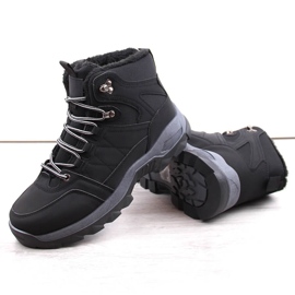 Botas altas de invierno con aislamiento para hombre, negras negro 4
