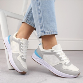 Deportiva mujer cordones blanca Atletico WY23593 blanco 1