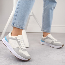 Deportiva mujer cordones blanca Atletico WY23593 blanco 2