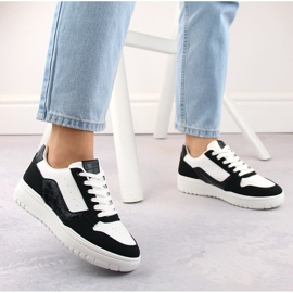 Zapatillas deportivas de mujer panda blanco y negro McBraun 23263 2