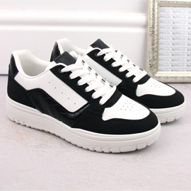Zapatillas deportivas de mujer panda blanco y negro McBraun 23263 5