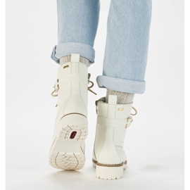 Botas de trabajo blancas impermeables de mujer Rieker Y9126-80 blanco 2