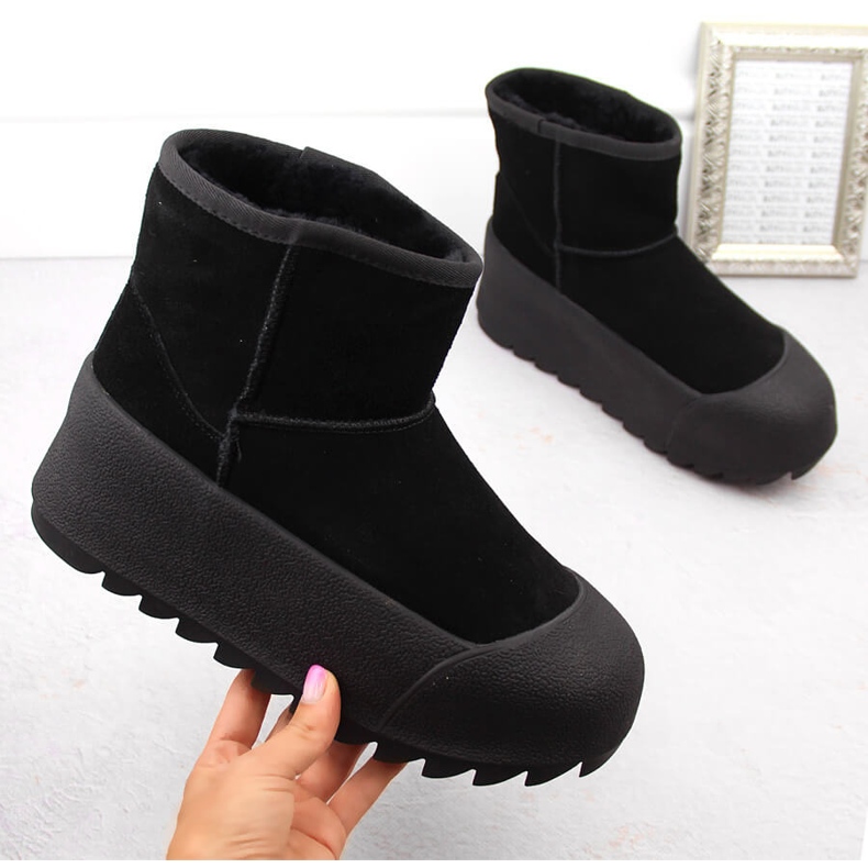 Botas de nieve mukluk negras de mujer Big Star OO274A213 negro 1 Botas de nieve mukluk negras de mujer Big Star OO274A213 negro 1