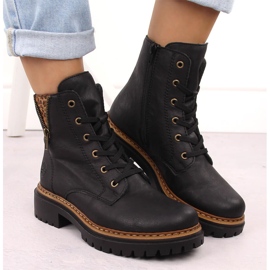 Botas aislantes para mujer, negras Rieker 72617-00 negro 13
