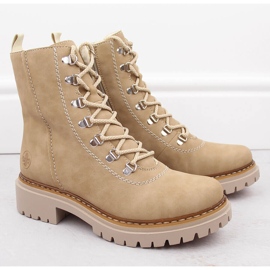 Botas aislantes de mujer, beige, Rieker 72643-60 10