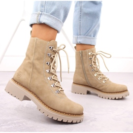 Botas aislantes de mujer, beige, Rieker 72643-60 14