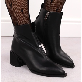Botas mujer piel tacón alto negro Goe OO2N4211 7