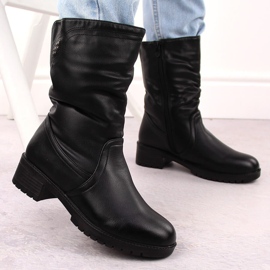 Botines negros altos aislantes de mujer Filo Donna Z24-43 5