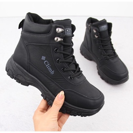 Botas altas de trekking con aislamiento, negro NEWS 7921 1