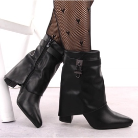 Botines de mujer, negro, Vinceza 16468 4