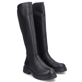 Botas aislantes de piel para mujer, negras Rieker Z9158-00 negro 11