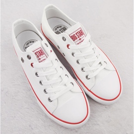Deportivas bajas de hombre en textil blancas Big Star NN174301 blanco 2