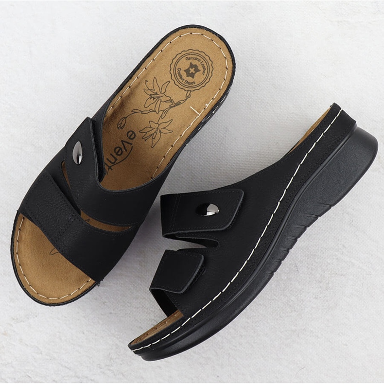 Evento Flip Flip Flip Flip en cuña -Asconstable Black Evalo 1602 negro 2 Evento Flip Flip Flip Flip en cuña -Asconstable Black Evalo 1602 negro 2