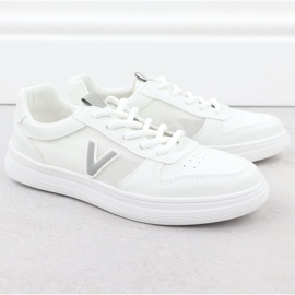 Zapatos deportivos femeninos con una malla Vinceza 13627 blanca blanco 2