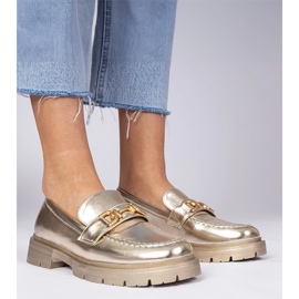 Mocasines Ecosha Golden Elegant Ecosha dorado 2