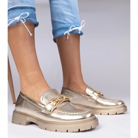 Mocasines Ecosha Golden Elegant Ecosha dorado 4