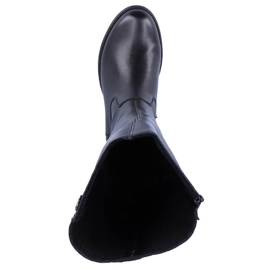 Botas de piel Rieker W Z9591-00 negro 25