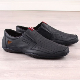 Zapatos Rieker M RKR193 azul marino 10